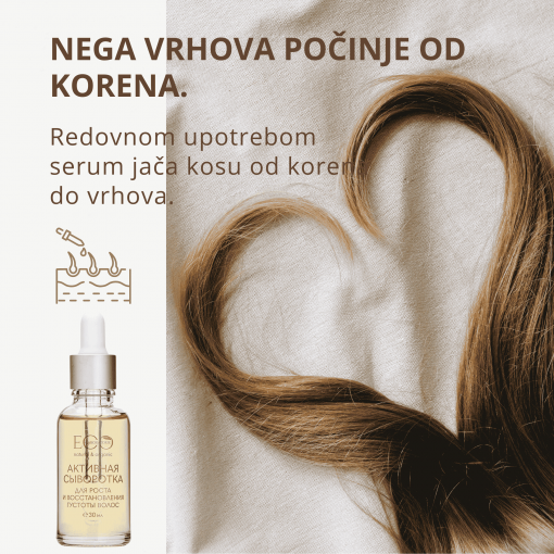 Serum za aktivaciju rasta i oporavak gustine kose Biotin Proteini Pantenol 30 ml - Image 6