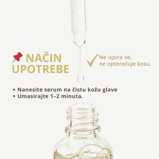 Serum za aktivaciju rasta i oporavak gustine kose Biotin Proteini Pantenol 30 ml - Image 7