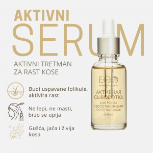 Serum za aktivaciju rasta i oporavak gustine kose Biotin Proteini Pantenol