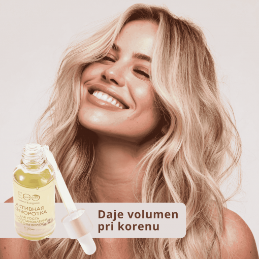 Serum za aktivaciju rasta i oporavak gustine kose Biotin Proteini Pantenol 30 ml - Image 5