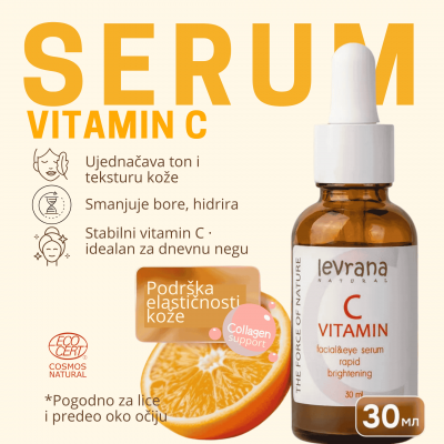 LEVRANA serum za lice VITAMIN C 30 ml