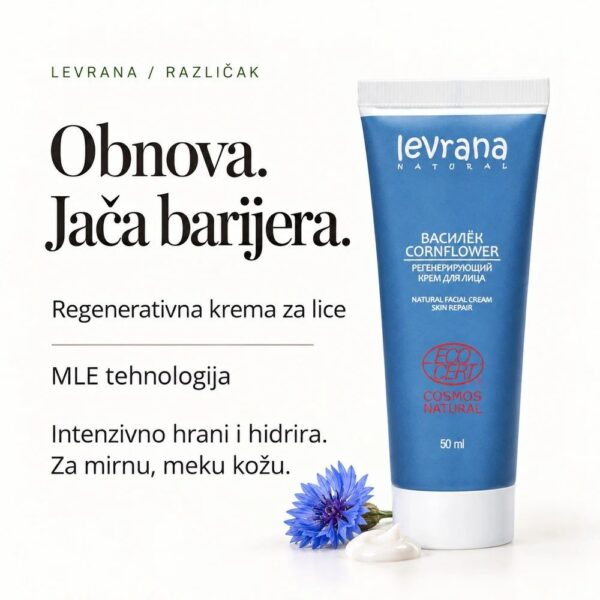 LEVRANA organic RAZLIČAK regenerativna MLE krema za lice 50 ml
