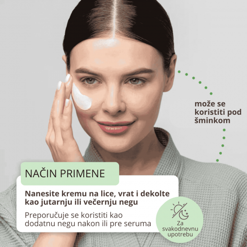 LEVRANA organic ALOJA VERA vitaminska MLE krema za lice 50 ml - Image 8