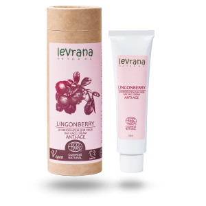 LEVRANA organic BRUSNICA dnevna anti age MLE krema za lice 50 ml