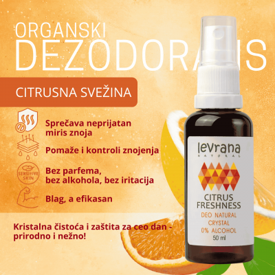 LEVRANA dezodorans CITRUSNA SVEŽINA