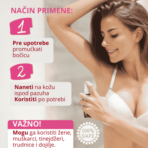 LEVRANA dezodorans DIVLJA RUŽA 50 ml - Image 8