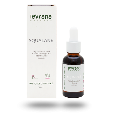 LEVRANA serum za lice 100% prirodni biljni SKVALAN 30 ml