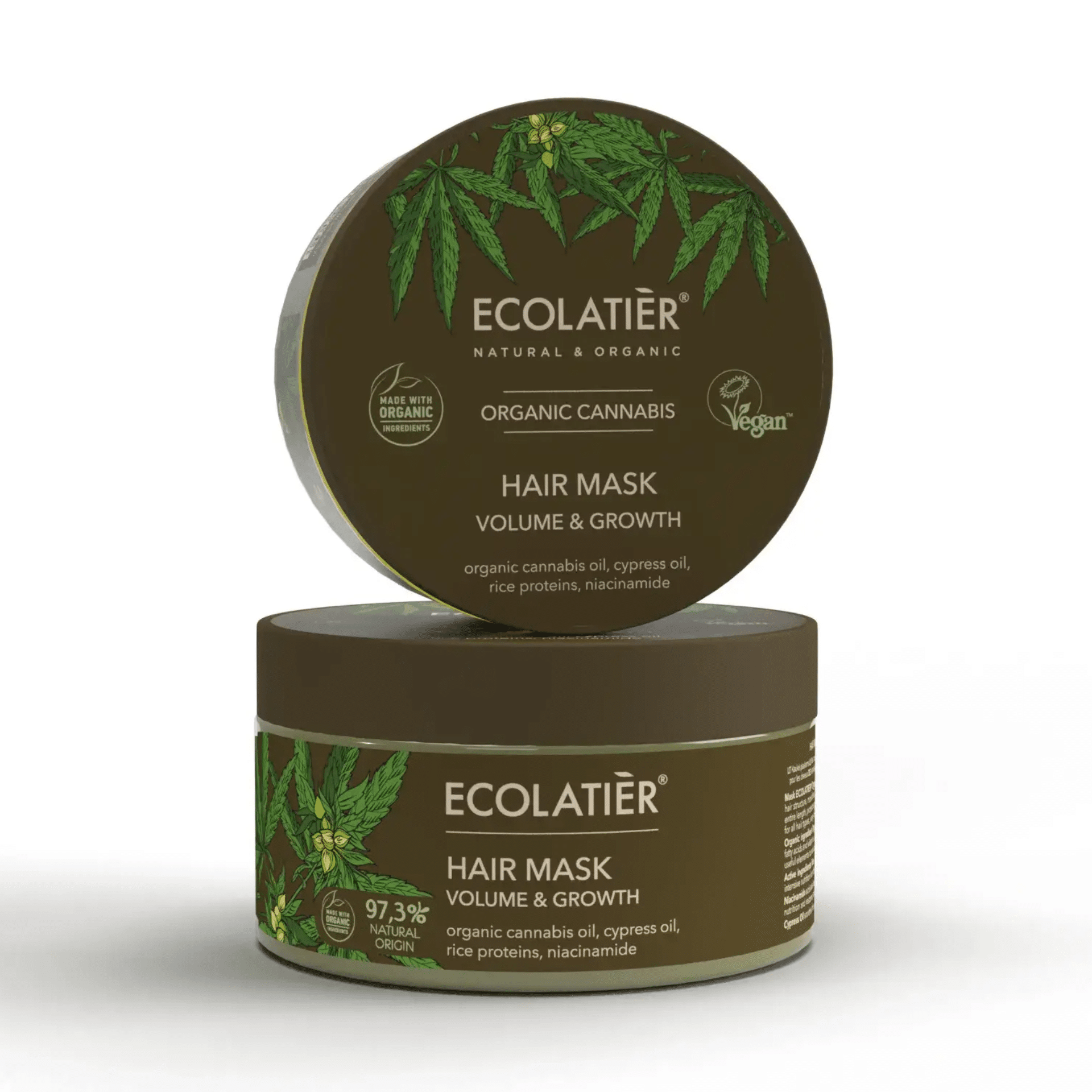 ECOLATIER Maska za kosu jačanje i tekstura Cannabis 250 ml