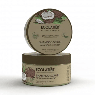 Šampon-piling za kosu i kožu glave dubinsko čišćenje Organic Coconut 300g