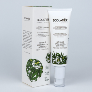 ECOLATIER Noćna krem-maska za lice Tonus i Elastičnost 50 ml