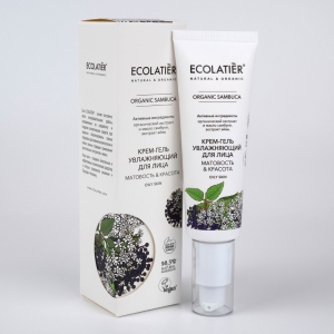 ECOLATIER Krema-gel HIDRIRAJUĆA za masnu kožu lica - serija ORGANIC SAMBUCA