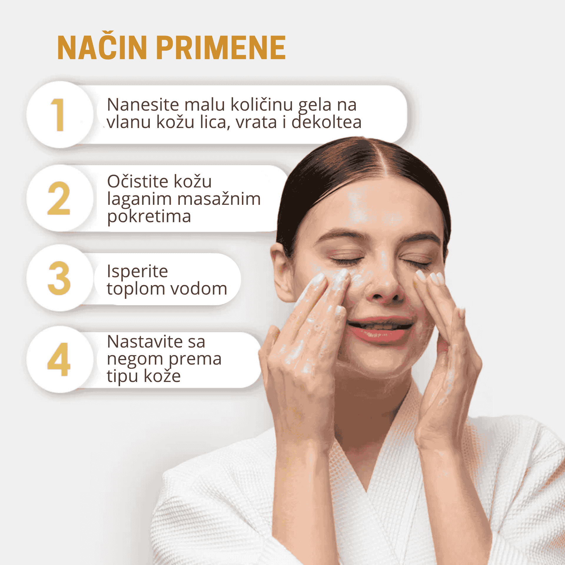 LEVRANA Mikrobiomski gel za umivanje osetljiva i problematična koža lica pH5.5 200 ml - Image 10