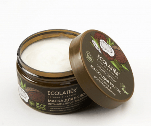 ECOLATIER Maska za kosu Organic Coconut "Ishrana i oporavak" 250 ml