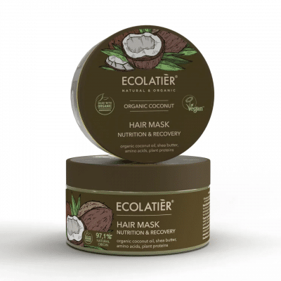 ECOLATIER Maska za kosu Organic Coconut Ishrana i oporavak 250 ml