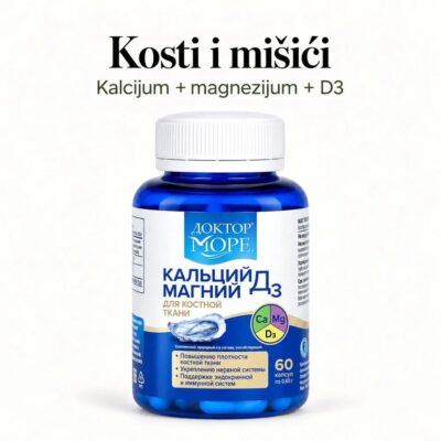 DOKTOR MORE Kalcijum Magnezijum D3 Popunjavanje nedostatka kalcijuma