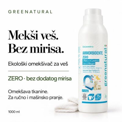 GREENATURAL Eko Antialergijski omekšivač za veš 1000 ml