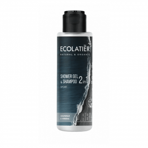 ECOLATIER Muški gel za tuširanje i šampon 2 u 1 GREJPFRUT I VRBENA 100ml