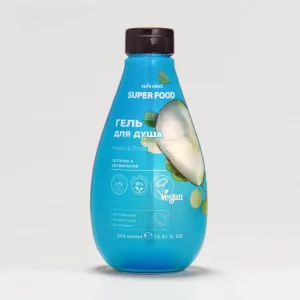 SUPER FOOD Gel za tuširanje Kokos i lotus 380ml