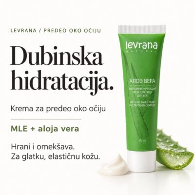 LEVRANA krema za predeo oko očiju ALOE VERA 15 ml