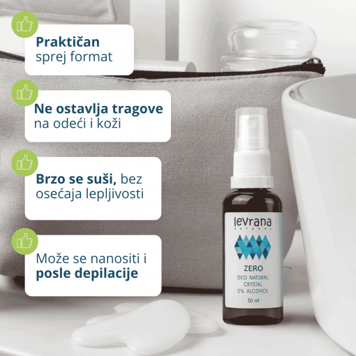 LEVRANA dezodorans BEZ MIRISA 50ml - Image 4