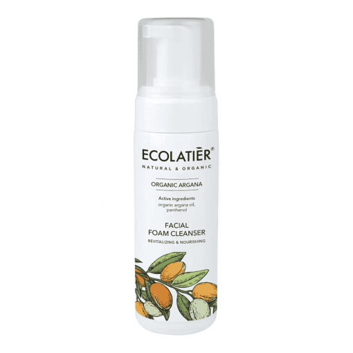 Ecolatier pena za čišćenje lica Hranljiva Organic argana 150 ml