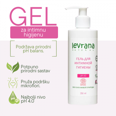 Blagi gel za intimnu negu pH 4.0 prirodni balans