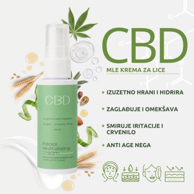 Levrana krema za lice CBD Repair & Renew 50 ml