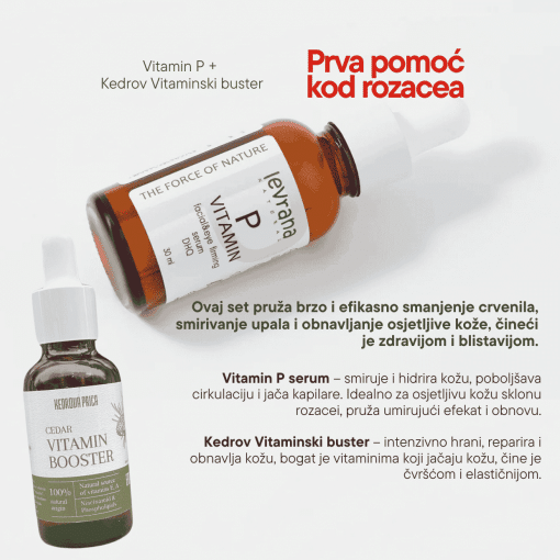 Set Prva pomoć kod rozacea 60 ml