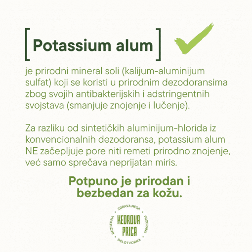 2+1 GRATIS 100% Natural dezodorans za telo HRASTOVA KORA I ZELENI ČAJ 50 ml - Image 5