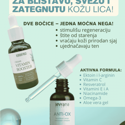 Set za blistavu, svežu i zategnutu kožu lica