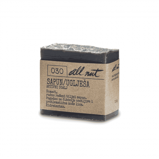 All nut Sapun Uglješa sa aktivnim ugljem kokosa 110 g