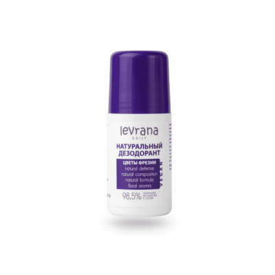 Levrana prirodni dezodorans Daily Cvetovi frezije 65 ml