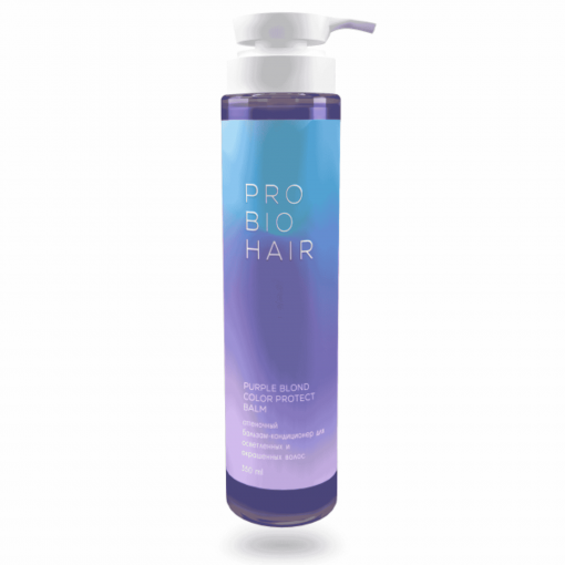 PRO BIO HAIR Tonirajući balzam za plavu i osvetljenu kosu protiv žutih tonova 350 ml