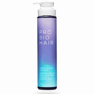 PRO BIO HAIR purple blond Anti-yellow šampon za plavu i osvetljenu kosu