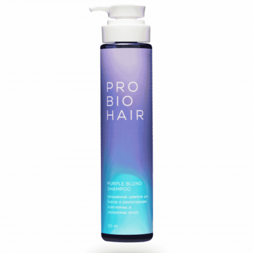 PRO BIO HAIR purple blond Anti-yellow šampon za plavu i osvetljenu kosu 350 ml