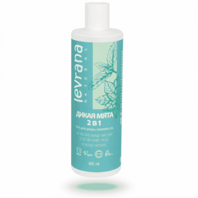 Levrana Lipid harmony 2u1 šampon kupka DIVLJA MENTA 400 ml