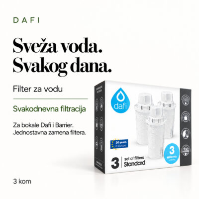 Univerzalni filter kartridž za bokale Dafi i Barrier 3 kom