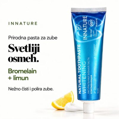 INNATURE Whitening pasta za zube Bromelain i limun 100 ml