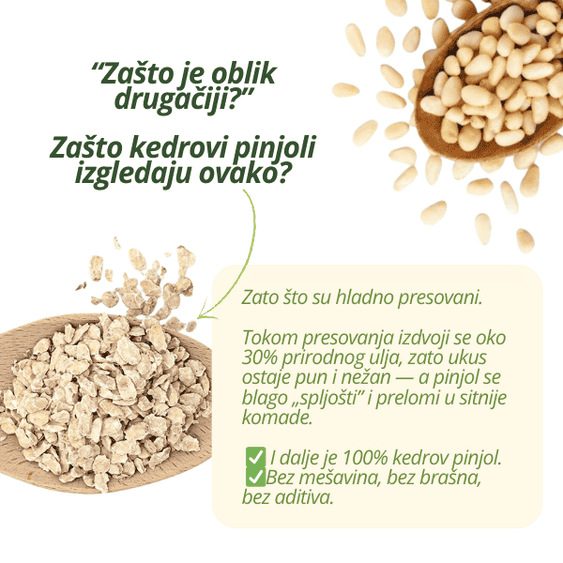 KP Hladno ceđeno kedrovo ulje 100% pinjole 250 ml - Slika 8