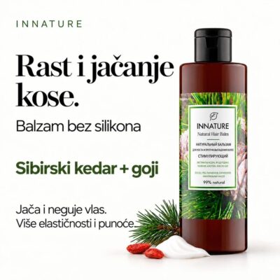 INNATURE Balzam bez silikona Sibirski kedar i goji 250 ml
