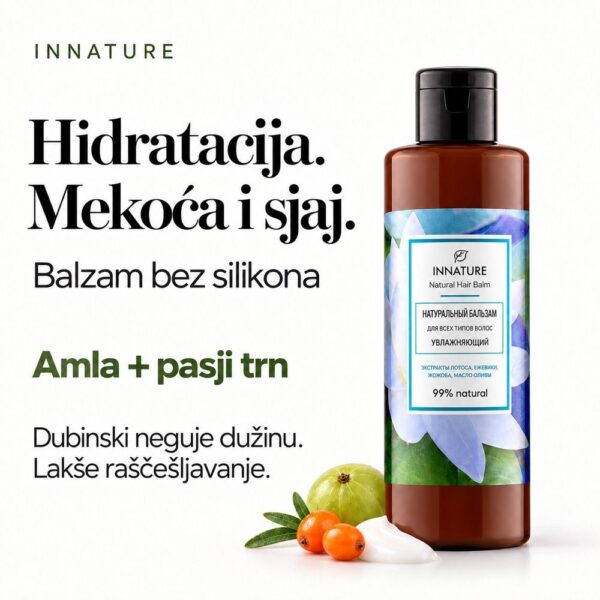 INNATURE Balzam bez silikona Amla i pasji trn 250 ml