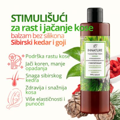 INNATURE Balzam bez silikona — sibirski kedar i goji
