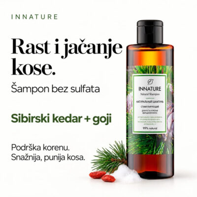 INNATURE Šampon bez sulfata Sibirski kedar i goji 250 ml