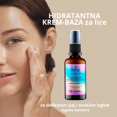 INNATURE SHINE Krem-baza za lice — karite i kajsija