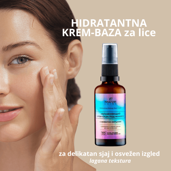 SHINE hidratantna krem-baza za lice za delikatan sjaj i osvežen izgled 50 ml