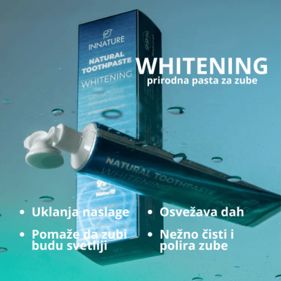 WHITENING prirodna pasta za zube sa bromelainom i ekstraktom limuna 100 ml