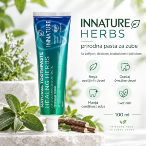 INNATURE HERBS pasta za zube — moć trava za desni