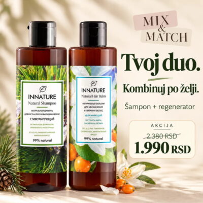 INNATURE Duo za kosu — šampon + regenerator po izboru